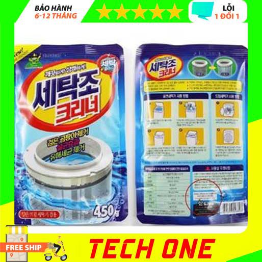 Bột tẩy lồng máy giặt Hàn Quốc 450G - techone