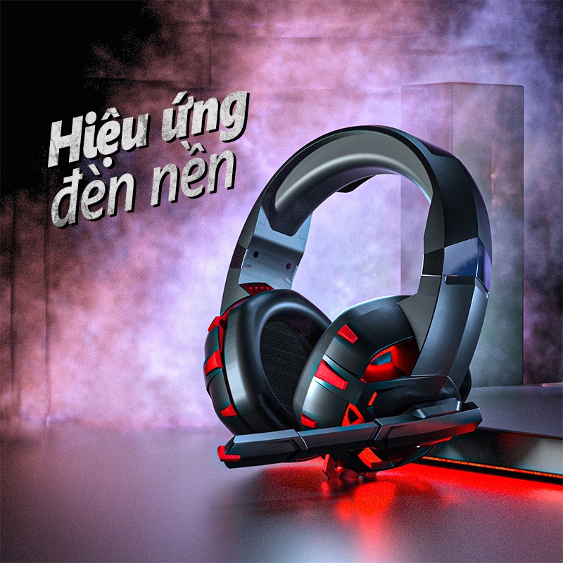 Tai Nghe Chơi Game Chụp Tai Có Dây ONIKUMA X26 Có Mic Có Đèn RGB/ LED, Cho Máy Tính/ PC/ Laptop - Gaming Headphones