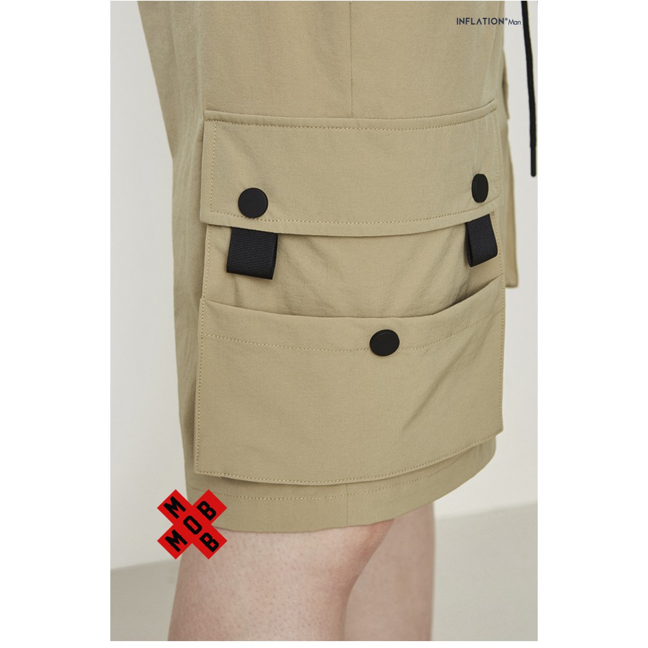 Quần short kaki nam ⚜️FREESHIP⚜️ túi hộp lưng thun co dãn Black Button | BigBuy360 - bigbuy360.vn