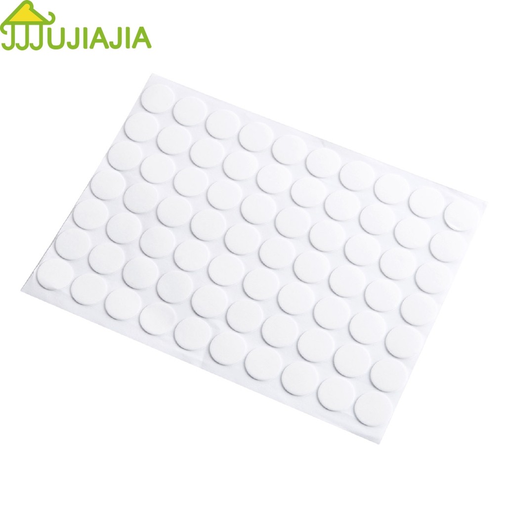 Bộ 70 Miếng Dán Hai Mặt JUJIAJIA Trong Suốt Bằng Acrylic 2cm