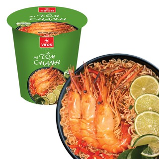 Mì Ngon Ngon Tôm Chanh 60g thùng 24 ly