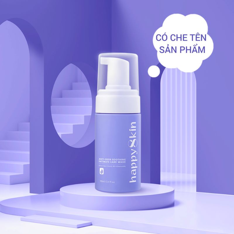 Dung dịch vệ sinh phụ nữ và nam Emmié Anti-Odor Intimate Care Wash Emmie by Happy skin 100ml
