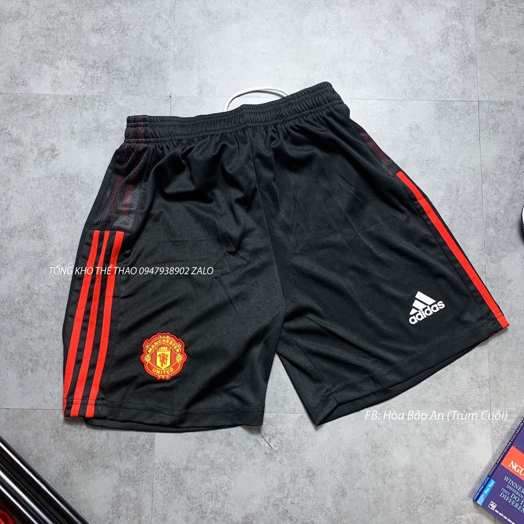 Bộ Quần Áo Thể Thao CLB Manchester Training 2022 - Bộ Quần Áo Đá Banh MU Tezos Màu Đỏ Vải Thái Chuẩn Áo Thi Đấu