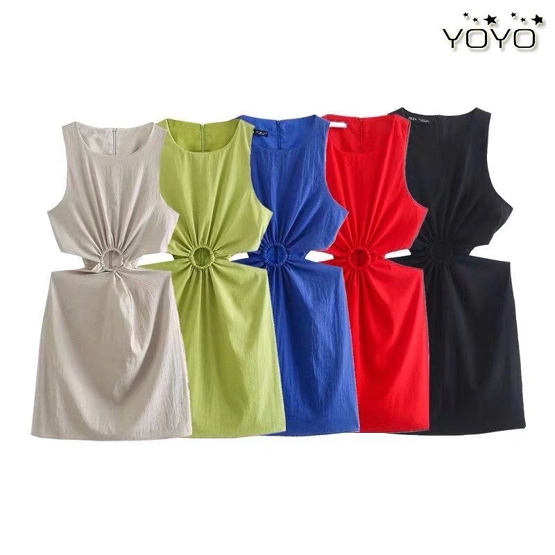 Đầm body cut eo hàng TQXKcó sẵn