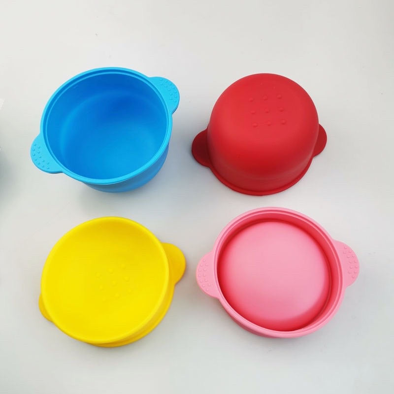 Chén nấu sáp wax lông silicon chống dính sạch sẽ, Bát Nấu Sáp Wax Lông Silicon