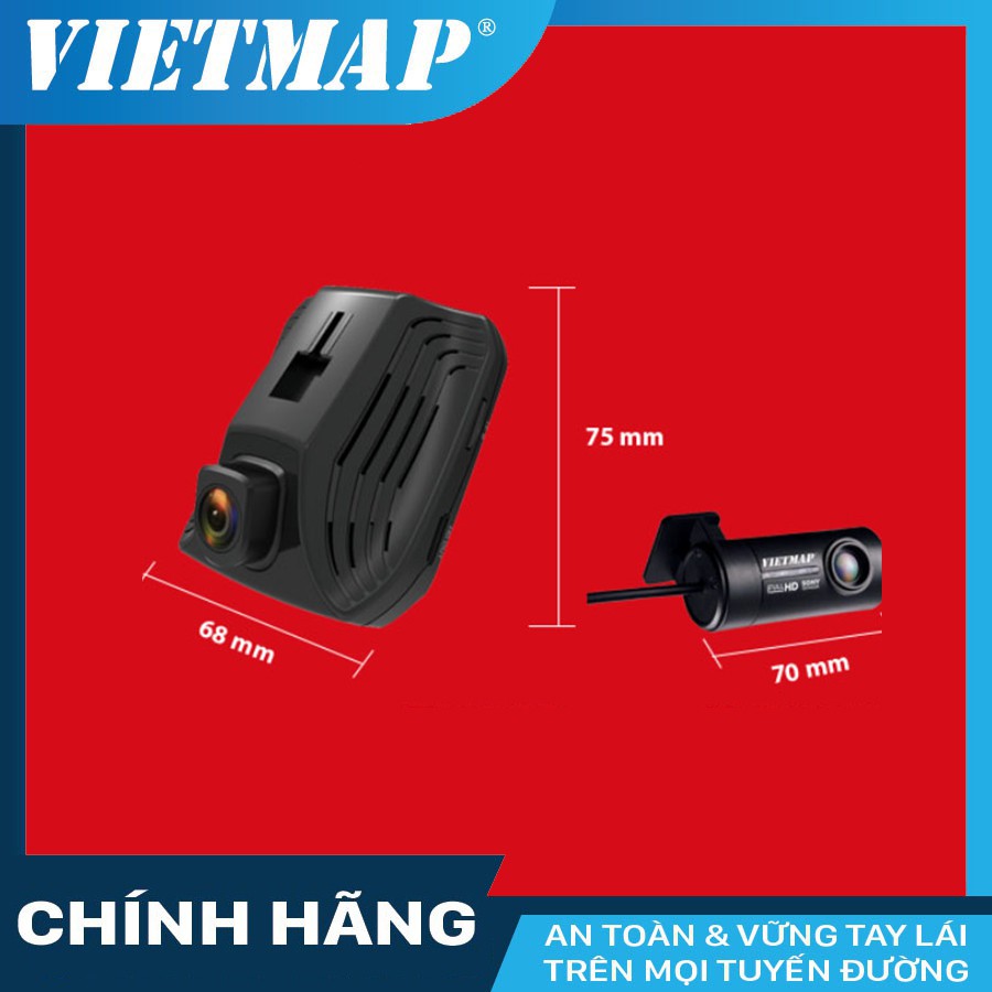 Camera hành trình ô tô Vietmap C62 + thẻ nhớ 32GB Class 10