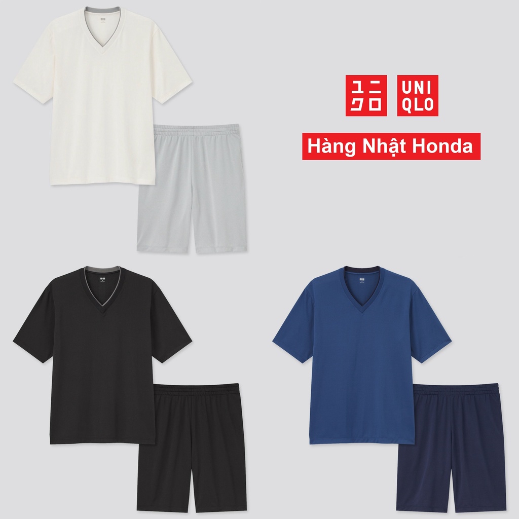 [Auth] Bộ quần áo mùa hè Airsm Nam Uniqlo - Nhật Bản