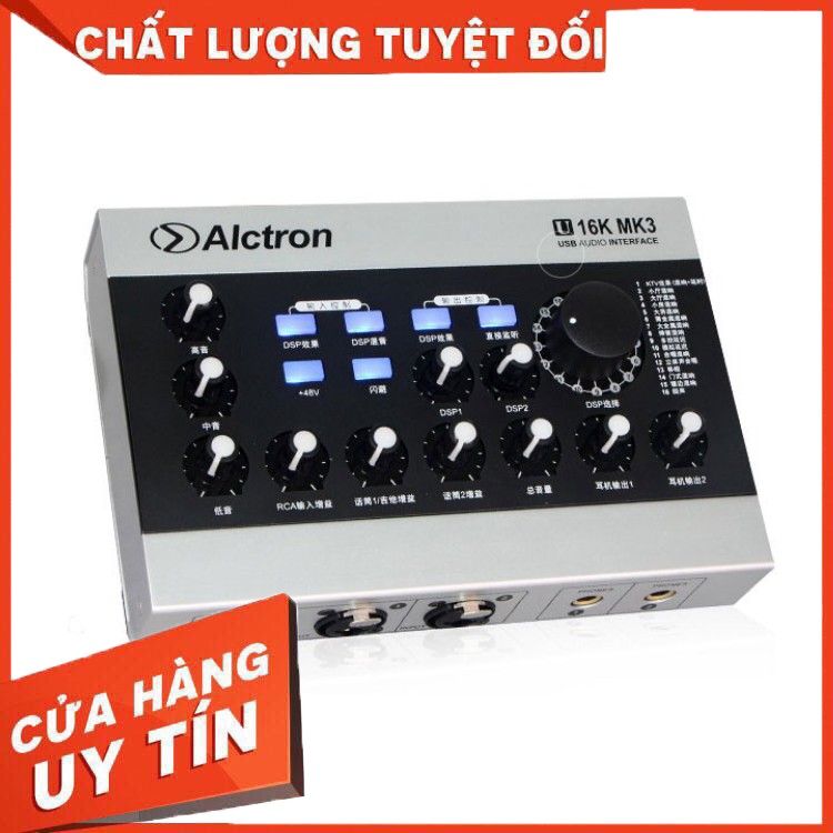 Sound Card Livestream Hát Karaoke - Alctron U16KMK3