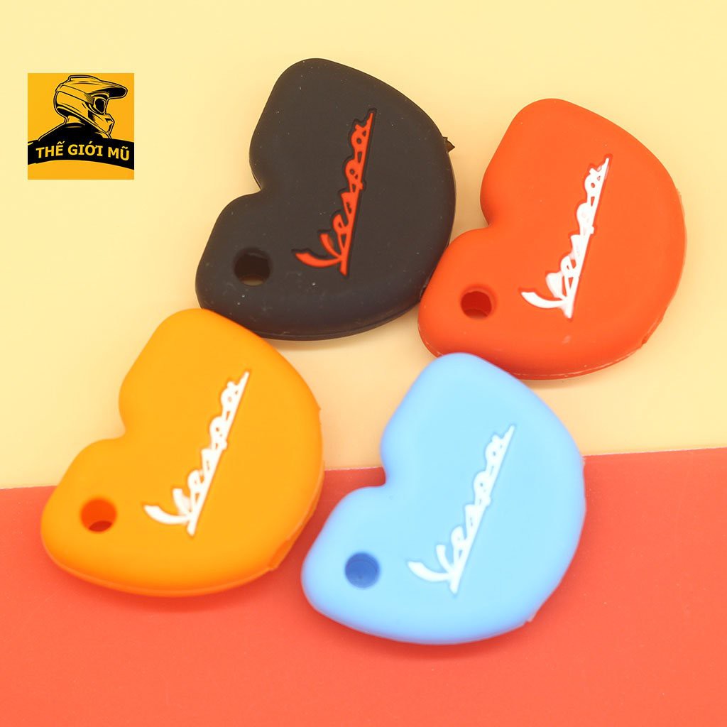 Bọc chìa khoá xe Vespa nhiều màu chất liệu Silicon