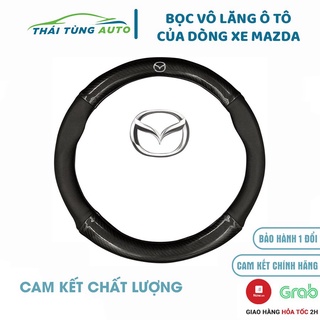 Bọc vô lăng ô tô Mazda 2, Mazda 3, Mazda 6, CX5, BT50, CX8, bọc vô lăng cacbon ô tô chống trơn trượt