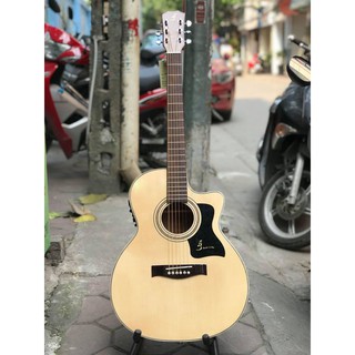 Đàn Guitar Acoustic J-150, GUITAR BA ĐỜN - guitar Việt Nam chất lượng tốt - FULL Gỗ thịt, FULL phụ kiện