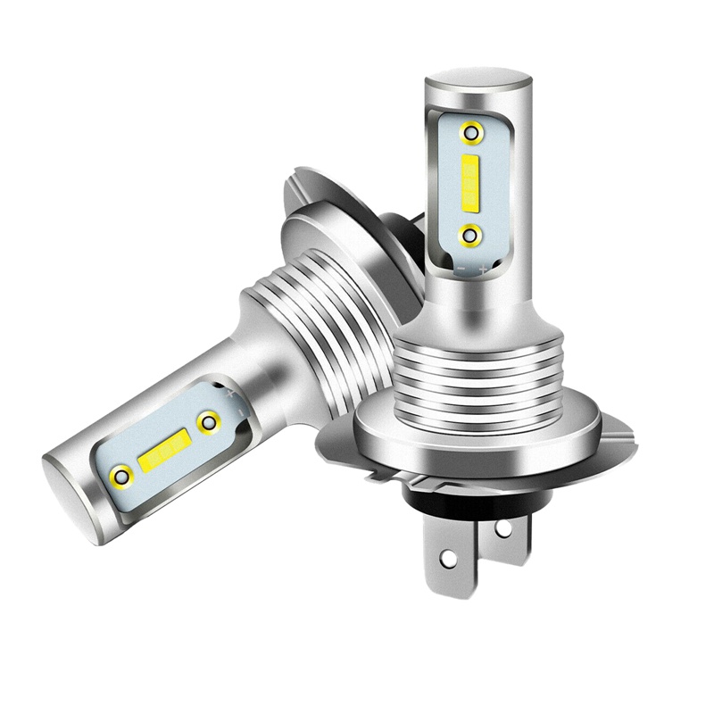 2 Đèn Pha H7 LED 6000K 110W 8000LM Ánh Sáng Trắng Cho Xe Hơi