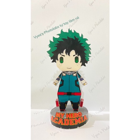 [ Standee Anime ] Giấy xếp mô hình nhân vật My Hero Academia