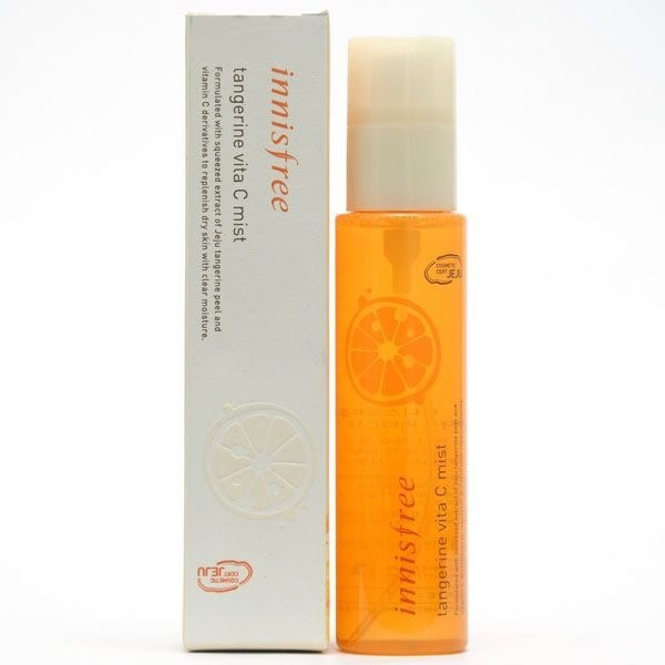 Xịt Khoáng Chiết Xuất Từ Quýt Giúp Cấp Ẩm, Dưỡng Sáng Da Innisfree Tangerine Vita C Mist 80ml