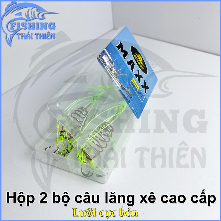 Combo hộp 2 bộ lăng xê câu cá Maxx lưỡi cực bén