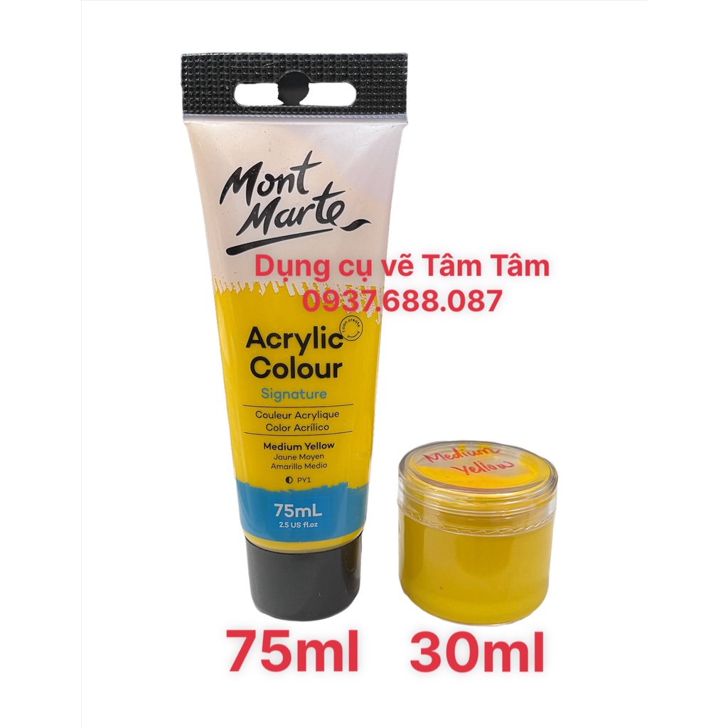 [ TÂM TÂM ]-Màu acrylic Mont Marte 75ml (Chọn màu dùm shop nhé)-đăng lần 1/2-