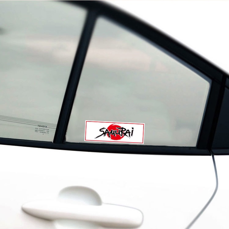Kamikaze  Jdm Hình dán Phong cách Nhật Bản Phản chiếu Decal sửa xe Kính chắn gió Hình dán Windows Đề can xe máy