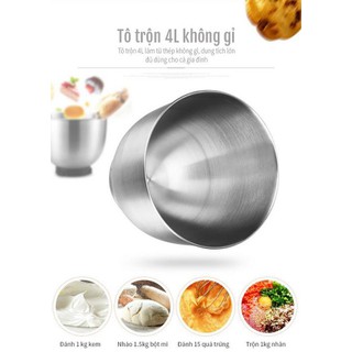 Máy nhào bột đánh trứng đa năng 600W