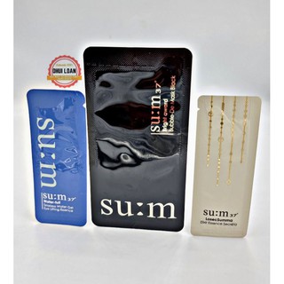 Combo 3 Gói mặt nạ thải độc SU:M37 + Nước Thần + Tinh Chất serum mắt