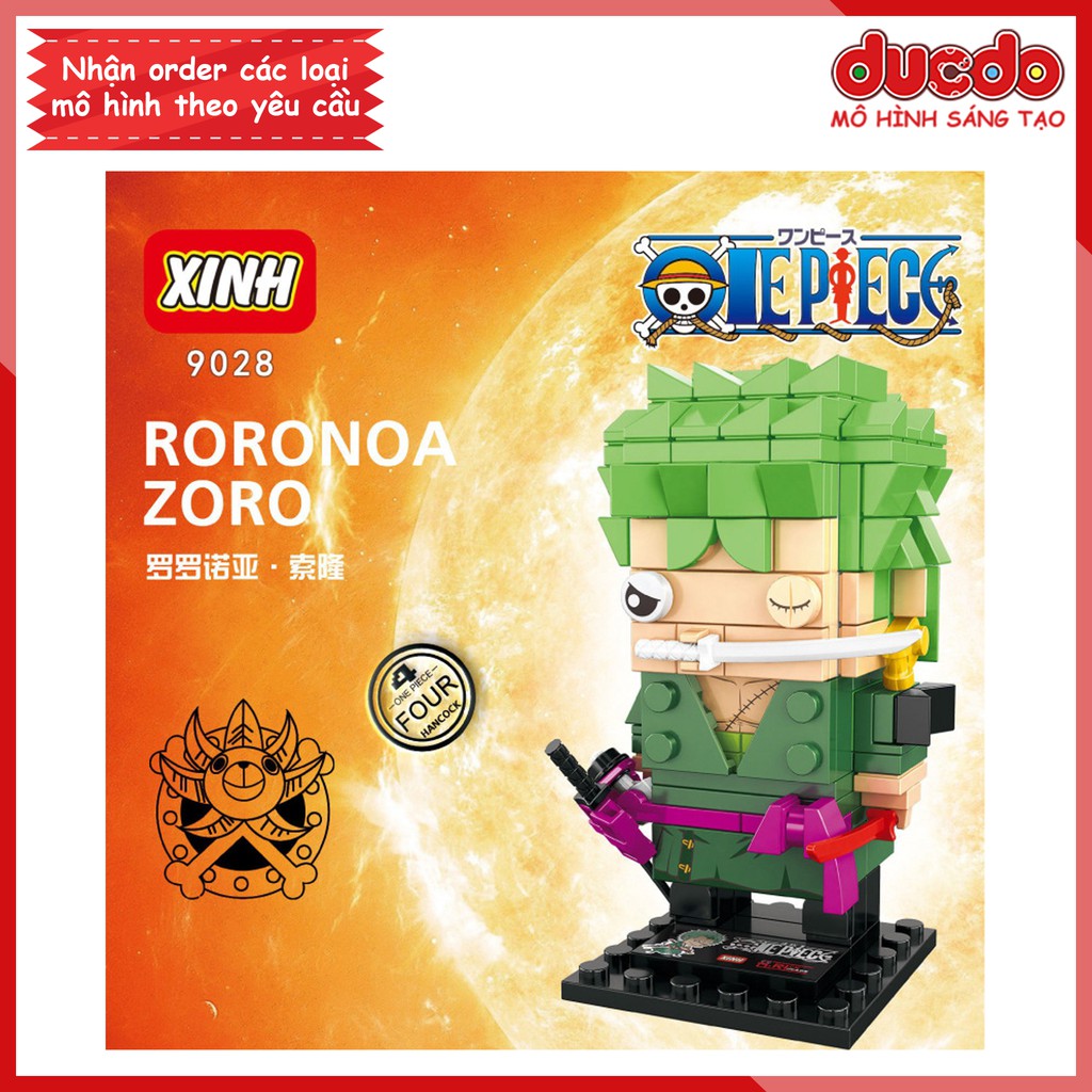 Brick Headz nhân vật trong One Piece Đảo hải tặc - Đồ chơi Lắp ghép Mini Minifigures Mô hình BrickHeadz XINH 9026 - 9029