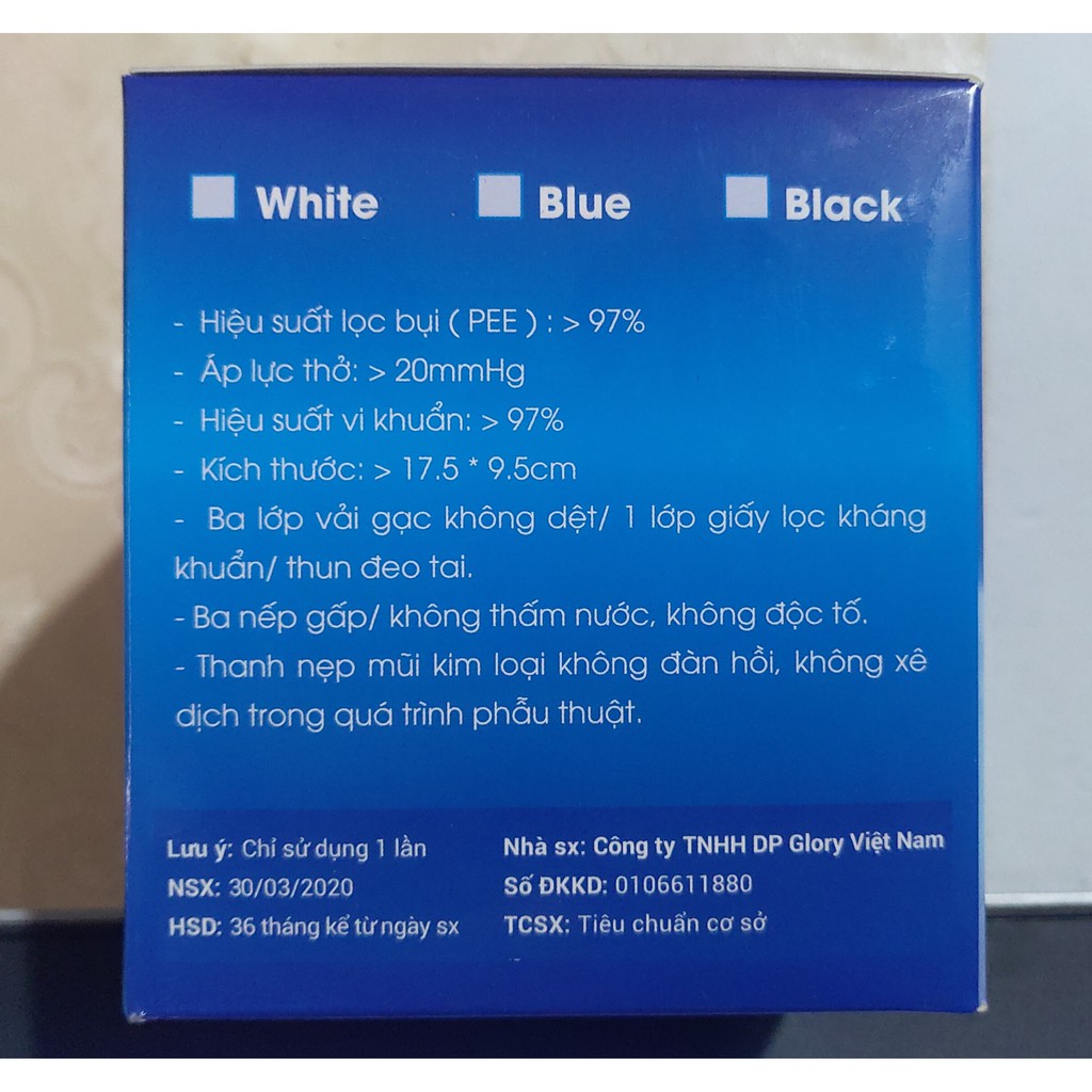 Khẩu Trang Y Tế 4 Lớp Hộp 50 chiếc[Hàng Có Sẵn]