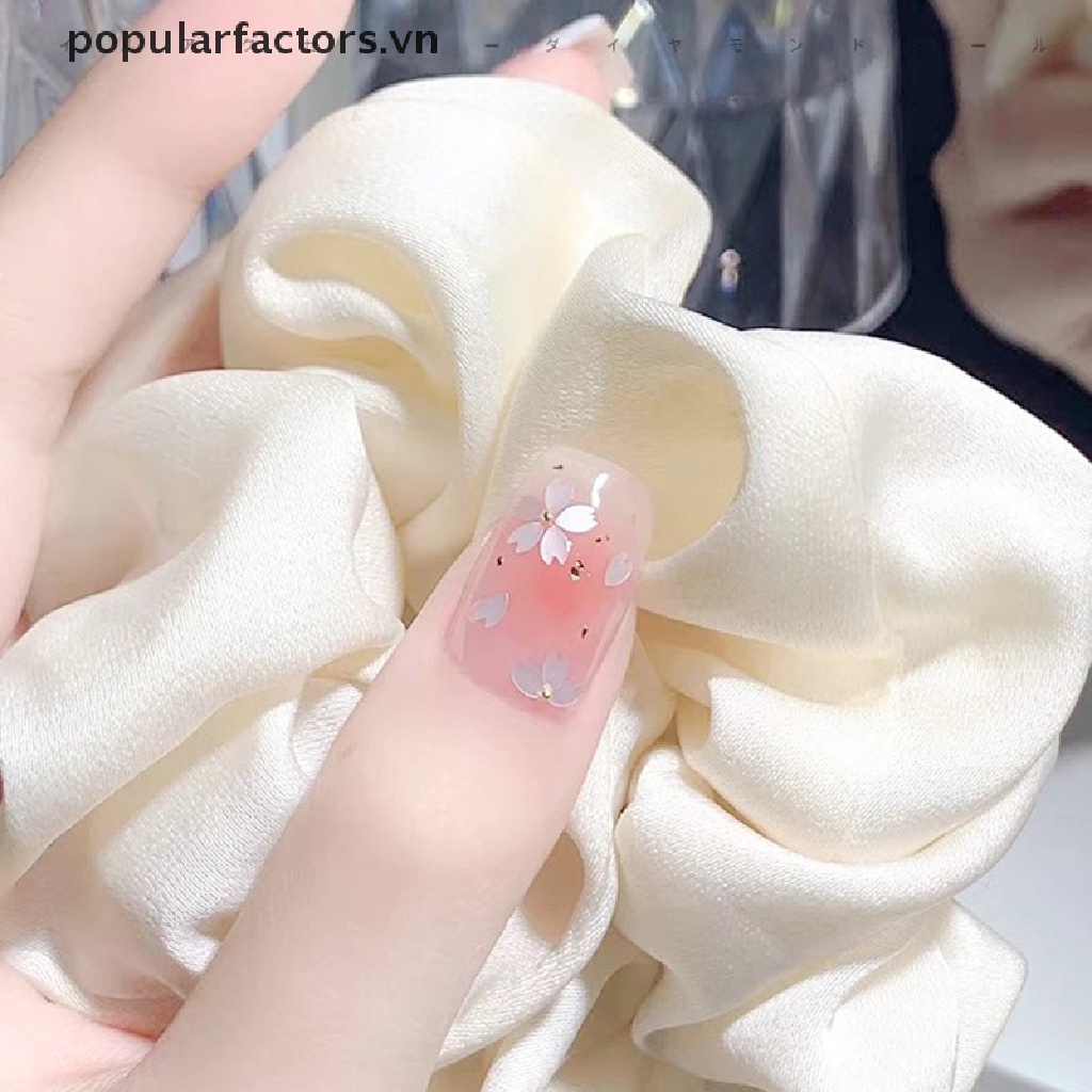 Hạt Kim Sa Hình Cánh Hoa Anh Đào Đính Móng Nghệ Thuật 1Jar