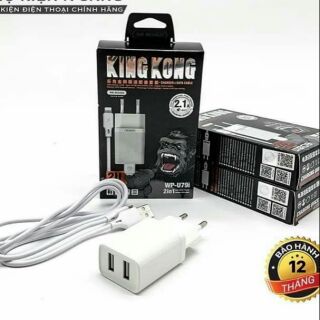 Combo bộ sạc chính hãng wk king kong