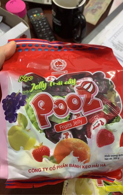 Kẹo Dẻo Jelly Trái Cây Pooz Hải Hà gói 350g