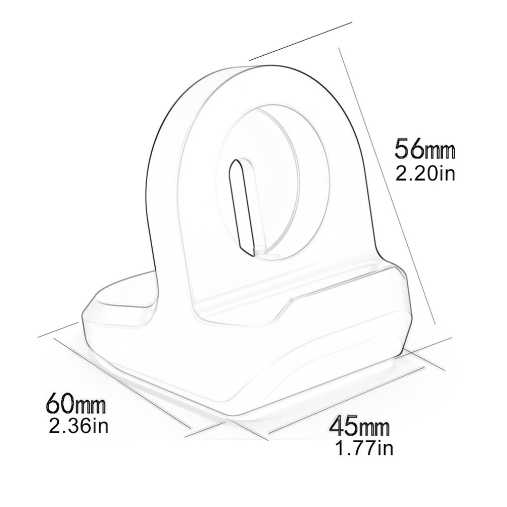 Đế Sạc Silicone Cho iWatch Apple Watch Series 8 7 6 5 4 3 SE Ultra 49mm