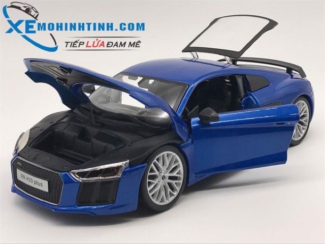 Xe Mô Hình Audi R8 V10 Plus 1:18 Maisto (Xanh)