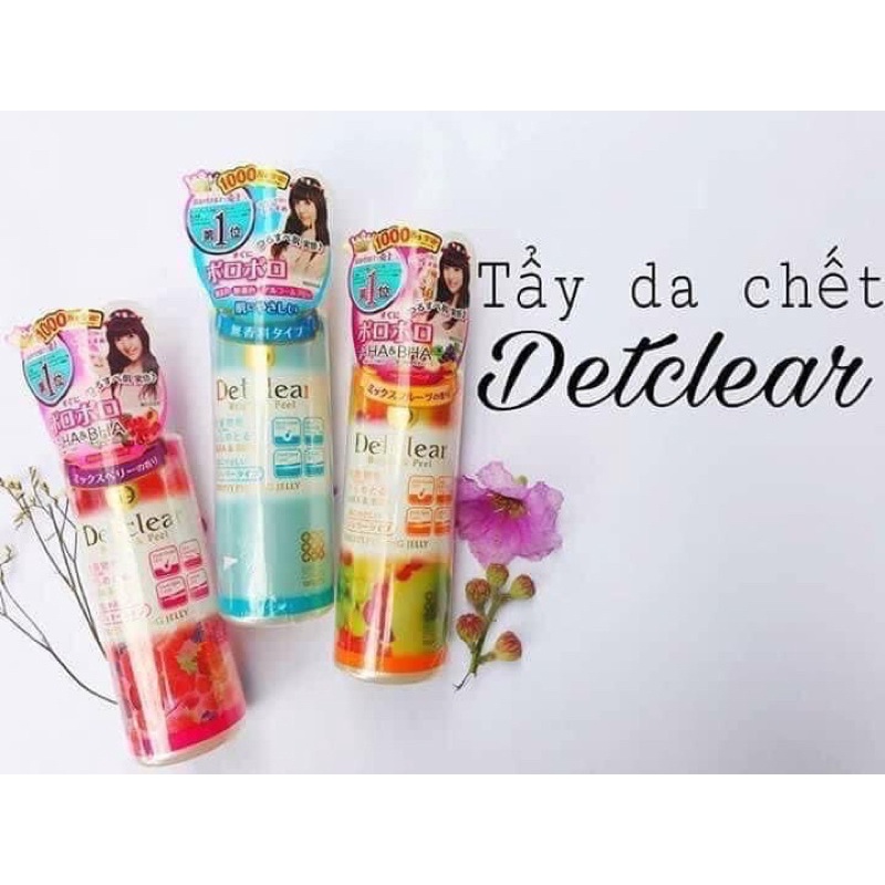 (Mẫu mới) Gel tẩy da chết DET Clear Bright &amp; Peel