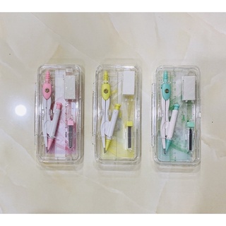 Bộ compa & thước & gôm - Dụng cụ học tập