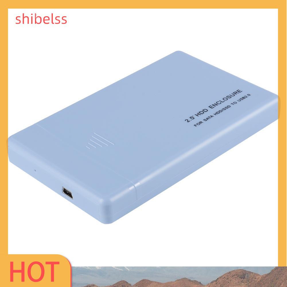 Hộp Đựng Ổ Cứng Ngoài Shibelss 2.5 Inch Usb2.0 Sata | BigBuy360 - bigbuy360.vn