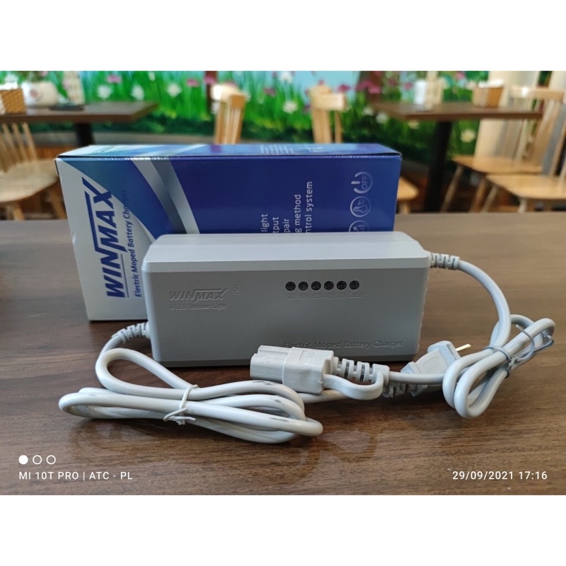 Sạc Xe Đạp, Máy Điện Winmax - Bản cao cấp 6 đèn báo % pin - Sạc 3 giai đoạn, chống phồng bình, bảo hành đổi mới 12 tháng