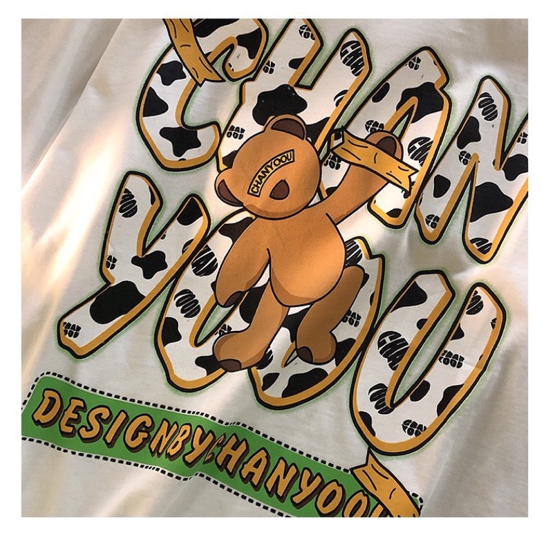 Áo thun tay lỡ CHANYOU form rộng ulzzang (ẢNH THẬT)