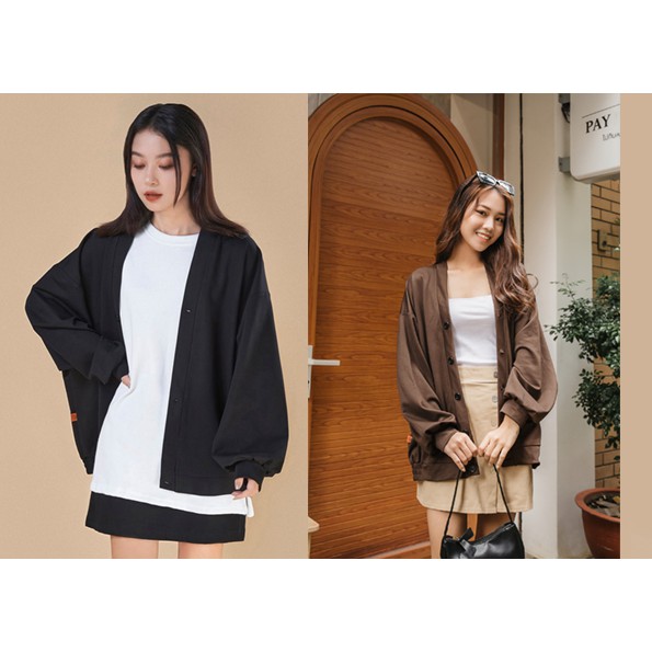 áo khoác cadigan thun_ AKCT hangkao shop | BigBuy360 - bigbuy360.vn