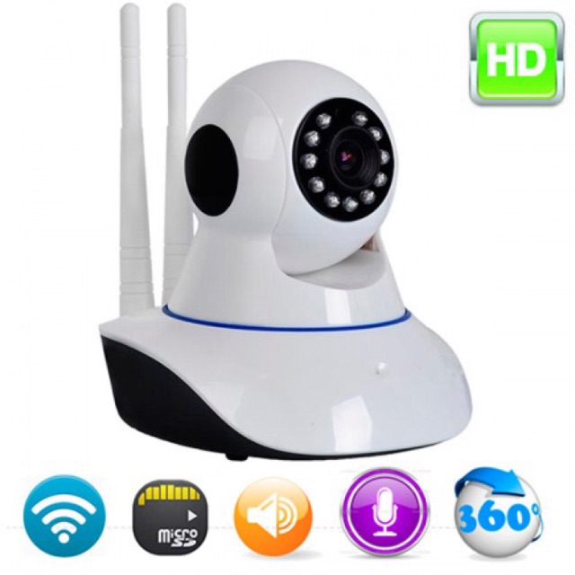 Camera IP Robo wifi 2 anten