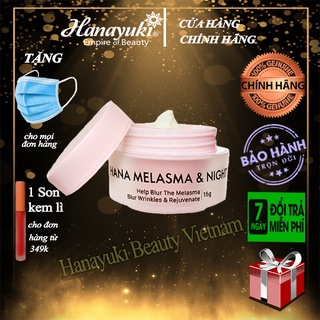 Kem mờ nám tàn nhang hanayuki mini🍀chính hãng🍀 hana melasma night mini