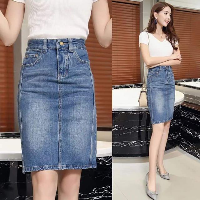 Chân váy bò vạn người mê 🍎Freeship🍎, Nhập mã  giảm 5k shop uy tín shop uy tín
