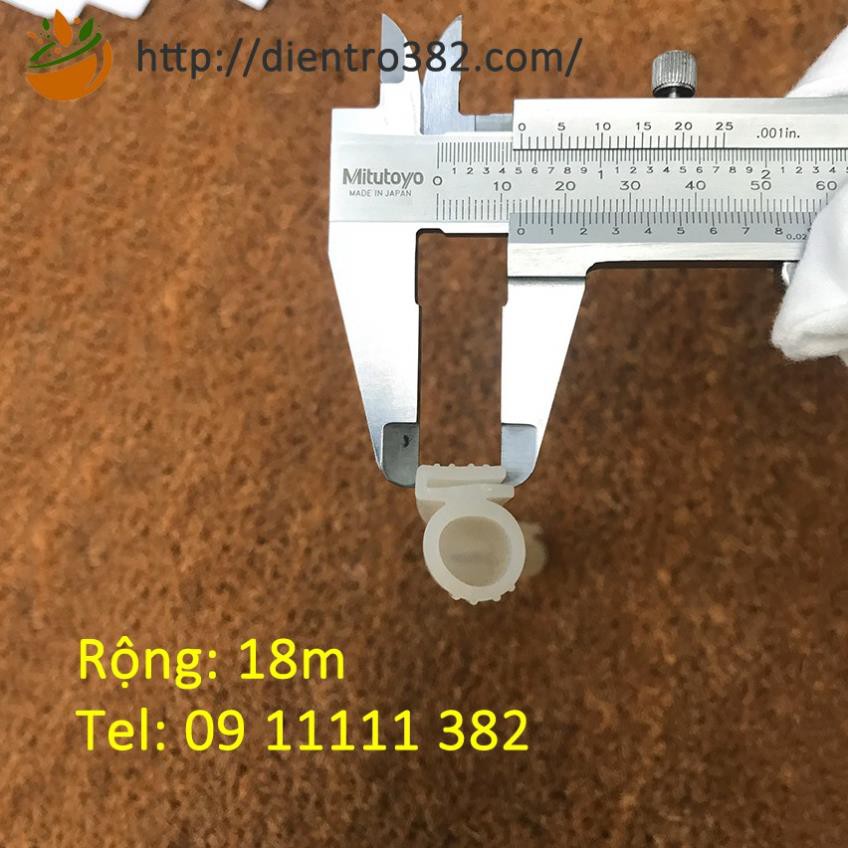 Gioăng xilicon chữ E tròn dạng chân cài các kích thước chịu nhiệt độ cao dùng làm kín hơi tủ sấy, tủ cơm, tủ hấp...