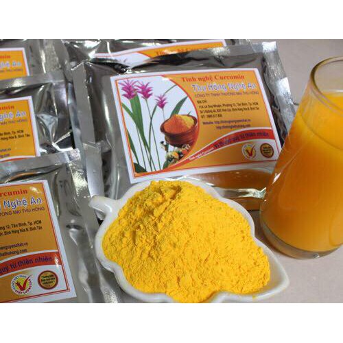Tinh Nghệ Curcumin Thu Hồng nguyên chất 100% - Chất lượng số 1 tại VN gói 1KG