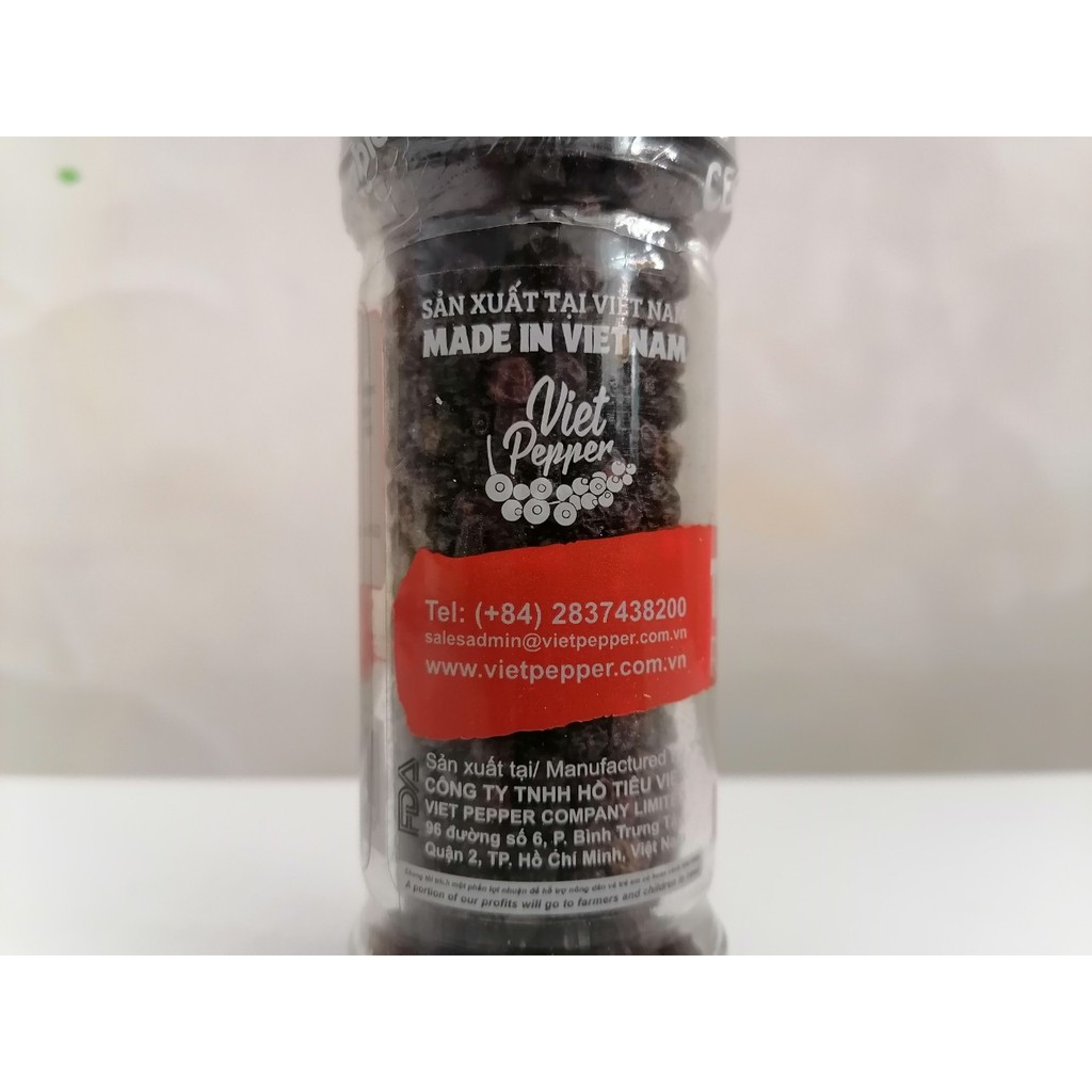 [55g] TIÊU HẠT CHÍN ĐỎ (kèm nắp xay) [VN] VIPEP Red / Ripe Pepper (vpp-hk)