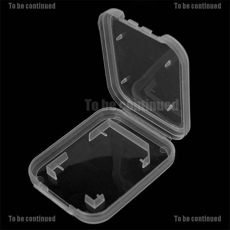 Bộ 10 Hộp Nhựa Trong Suốt Đựng Thẻ Nhớ Sd Sdhc | BigBuy360 - bigbuy360.vn