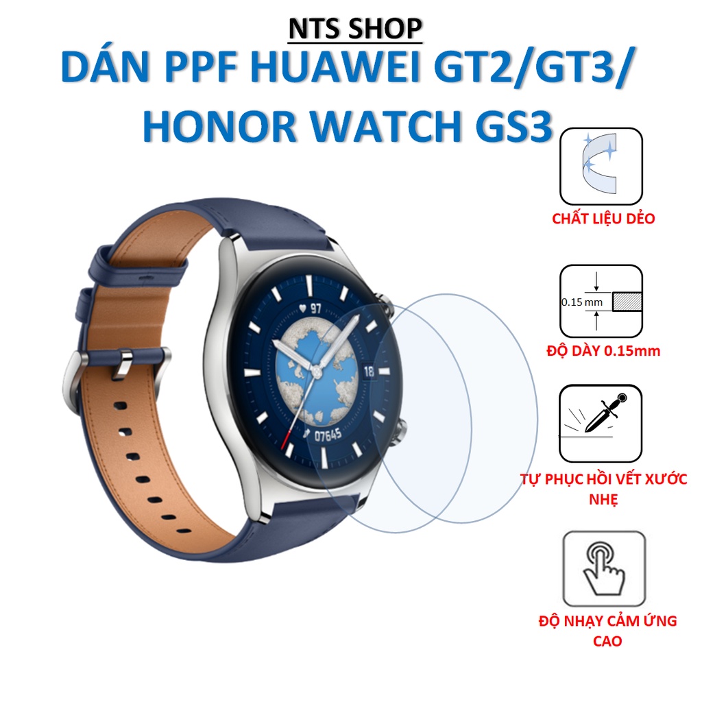 Dán cường lực dẻo bảo vệ màn hình HONOR WATCH GS3/ HUAWEI WATCH GT /GT2 / HONOR MAGIC