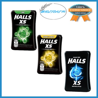 Kẹo Ngậm Halls XS Không Đường Giúp Thơm Miệng, Giảm Ho, Đau Họng 15g