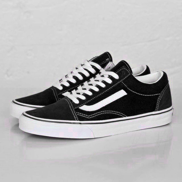 Giày Sneaker VS1 Nam  Màu Đen Đế Trắng