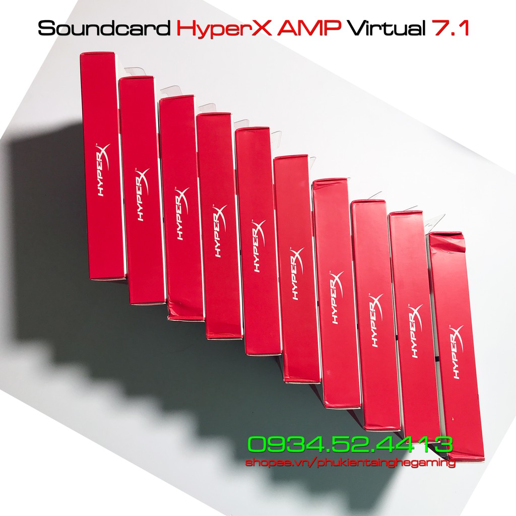 Sound card âm thanh 7.1 HyperX AMP new nguyên seal