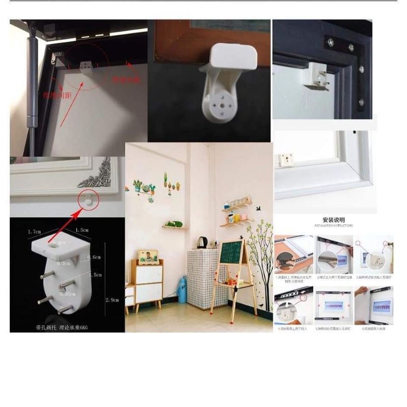 Set 100 móc đóng đinh treo vật dụng, đỡ khung tranh, ghim tường, móc 3 chân, 4 chân