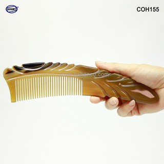 Lược sừng xuất nhật - coh155 lược liềm cao cấp - horn comb of hahanco_chăm sóc tóc