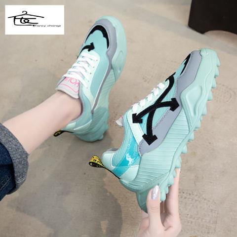 Giày Thể Thao Đế Dày Phong Cách Mùa Thu 2022 Mới Cho Nữ